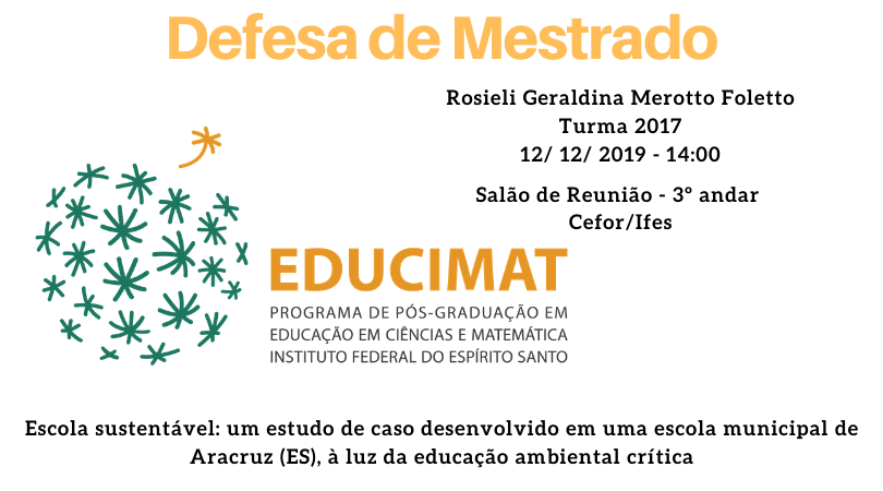 Defesas de Mestrado ROSIELI GERALDINA MEROTTO FOLETTO 12.12.2019 BRANCO