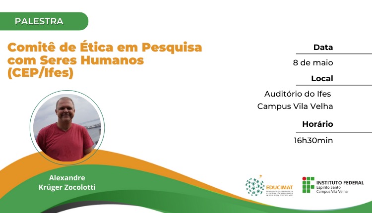 Palestra sobre o  CEP/IFES